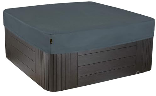 Whirlpool Outdoor Abdeckung, Rechteckige Pool Cover, Winterabdeckplane Poolabdeckung, 240x240x25H cm