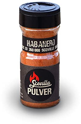 Scovilla s habanero, chilipulver i shaker, 50 g