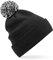 Beechfield B450R Recycled Snowstar Beanie - Black/White