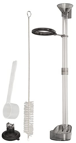 Petyoung Futterrohr-Set aus Rohr und Futter-Schale für Garnelenfutter, Acryl-Garnelen-Futterspender, langlebig für Aquarium Fisch, Garnelen, Shrimp Feeder Tube