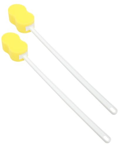 minkissy 2stücke Schwamm Für Dusche Lang Körperschwämme Mit Griff Badeschwamm Duschschwamm Rückenbürste Peelingbürste Nass Und Trockenbürsten