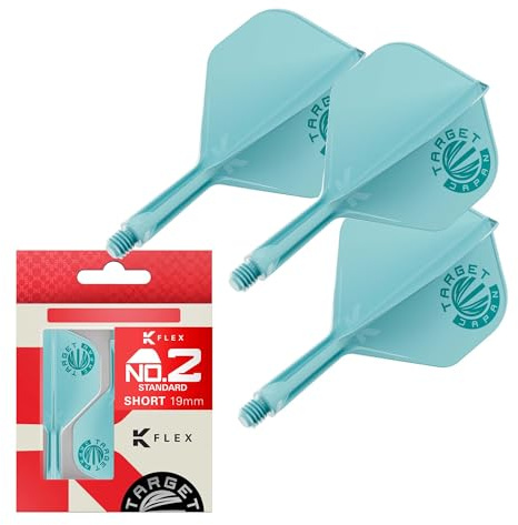 Target Japan Acquamarina K Flex Freccette Voli e Alberi Sistema, N. 2 | Confezione da 3 Kflex Tutto in Uno Voli, JPN Esclusivi Accessori | K-Flex Freccette Aste - Corto