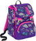 Seven S.P.A. Zaino Scuola, Keys, Viola, Estensibile, 28 Lt, Elementari e Medie, Inserti Rifrangenti, Taglia Unica