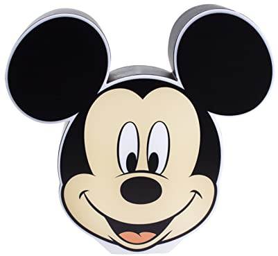 Mickey Mouse Nachtlicht - Offiziell lizenziertes Disney Schlafzimmer-Dekor & Schreibtischlampe, Geschenk für Disney-Fans