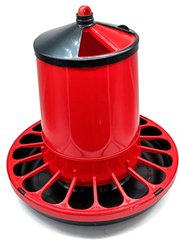 Tradineur – Comedero para Aves – Fabricado en España – Alimentador de Semillas – Capacidad de 8 kg – Ø 39 x 38,5 cm