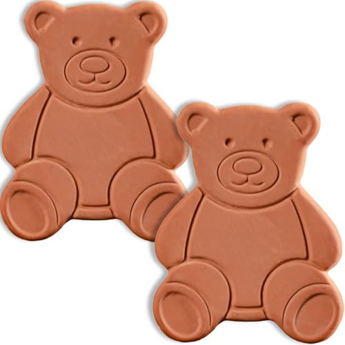 2 dischi in terracotta per conservare lo zucchero di canna e addolcitore per mantenere l'umidità degli alimenti nel contenitore
