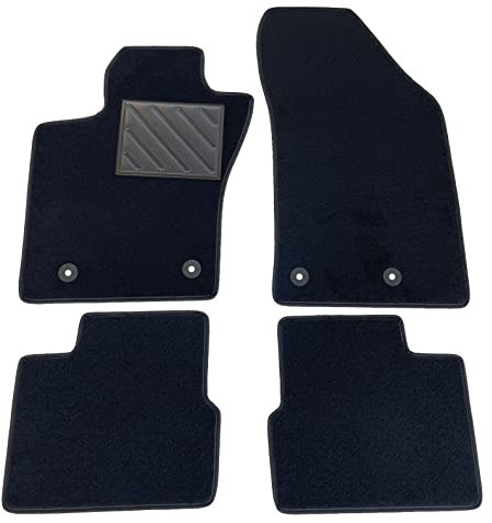 Tappetini per Fiat Nuova Tipo 5P/SW dal 2016- su Misura, Antiscivolo, battitacco in gomma rinforzato, bottoni di fissaggio