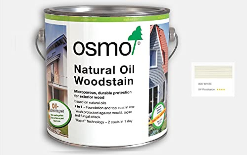 Osmo Natural Oil Woodstain 125ml(900) - White Transparent