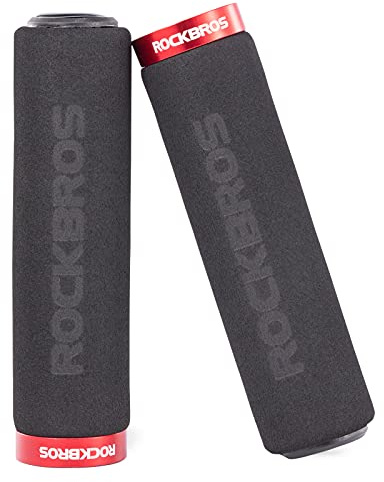 ROCKBROS Puños para Bicicleta MTB BMX Ciclismo, Puños Manillar de Espuma Antideslizantes 22,2 mm para Bicicleta Plegable Urbana
