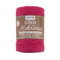 GLOREX 5 1008 36 - Makramee Cotton 2 mm, 250 g, Neon Pink, Länge 225 m, dreifachgedrehtes Baumwollgarn, 100 % Baumwolle, zum Häkeln, Stricken, Knüpfen und Gestalten