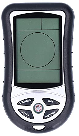 Fydun Altímetro Digital Multifunción, Barómetro, Termómetro, Brújula, Medidor Portátil Impermeable para Exteriores, Dispositivo para Deportes Al Aire Libre,