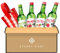 Starry Mart Christmas Soju Gift Set – 4 Random Bottles of Premium Korean Soju, Holiday Spirits & Korean Alcohol Gift Box