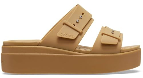 Crocs Brooklyn Buckle Low Wedge SandaliasMujer