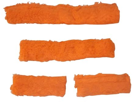 Ronyme Horse Halter Noseband Covers Equine Supplies, Professional, Padded Stable Use Horse Halter Tube Set, Nose Guard Covers, Orange
