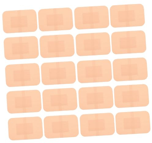 TEHAUX Vendajes Adhesivos Elásticos para Heridas Alta Transpirabilidad y Material de Tela Pe, Paquete de 20 Unidades para Adultos y Niños