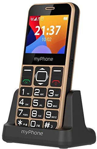 MP myPhone Halo 3 Seniorenhandy Ohne Vertrag 22 Großtastenhandy Schnurloses Telefon Schnurlos - Handy für Senioren Seniorenhandy mit Ladestation Bluetooth Kamera Notruftaste Taschenlampe