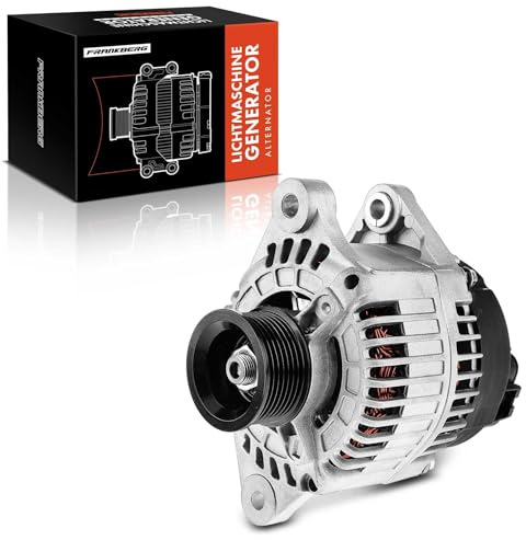 Frankberg Generatore Alternatore Compatibile con 147 937 1.6L Stilo Multi Wagon 192 1.9L Stilo 192 1.9L Multipla 186 1.9L 147 937 2.0L Replace# 63321241