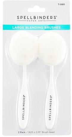 Spellbinders T-060 Große, 2 Stück Mischpinsel, weiß