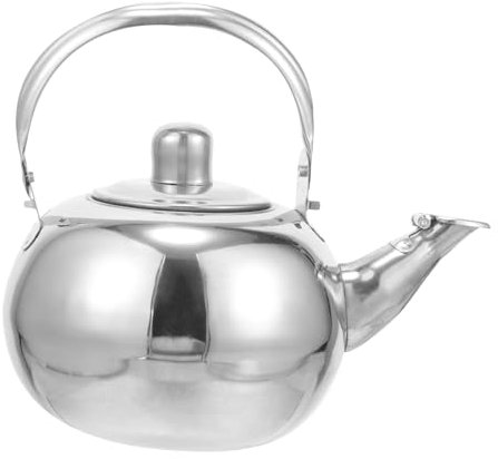 OKUMEYR Teiera Acciaio Inossidabile Con Infusore Bollitore Per Tè Da Design Elegante e Manico Ergonomico Perfetta Per Tè Sfuso e Bustine Per Uso Quotidiano Cucina