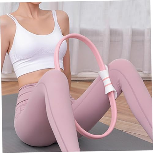 Pastoralist 38 cm yoga pilatesring, dubbelsidigt handtag fitnessutrustning, lårtoning träningsring för kvinnor, hemmagym styrketräningsverktyg (stil 1)