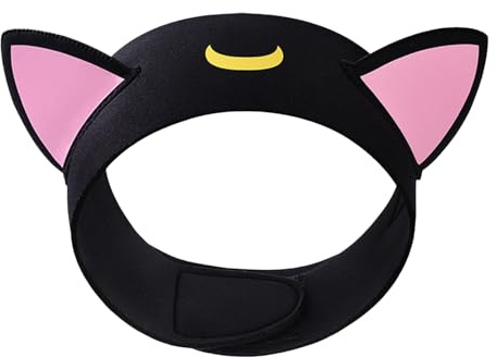 Fascia da nuoto per immersioni, 50 x 50 cm, con orecchie di gatto, impermeabile, elastica, per piscina, spiaggia, corsa, yoga, viaggi, escursionismo, fitness, uso interno ed esterno