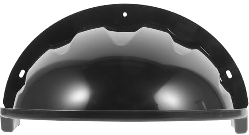 DOITOOL Cache-caméra de Portail en Abs Noir, Protection Extérieure la Pluie Rayures, Design Simple et Élégant pour Surveillance Grand Angle