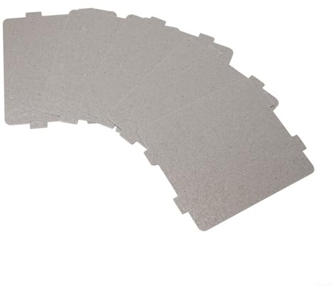 Piastra di copertura per forno a microonde in materiale mica per un efficace isolamento e protezione contro i danni da calore (5 pezzi)