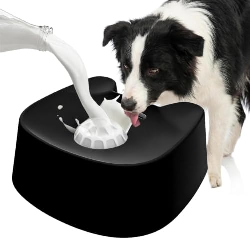 Slick-skål för Hund Interaktiv långsamfodrare | Halkfri hundslickboll För kattungar, valpar, , vatten, ätning, snabbätning, träning, mental stimulering och lugnande