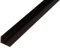 Alberts 498702 Winkelprofil | Kunststoff, schwarz | 1000 x 40 x 10 mm | 10er Set
