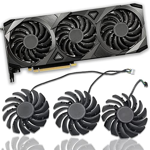 Dotodo Ventola di raffreddamento per scheda grafica MSI GeForce RTX 3070 3080 3090 VENTUS 3X GAMING Ventilatore di raffreddamento della scheda grafica (Fan-ABC)