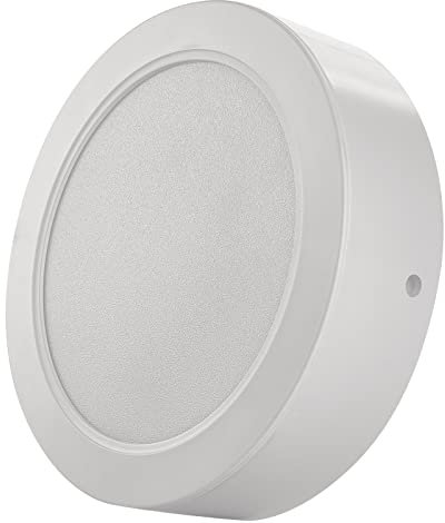 EMOS 2in1 LED Panel 9 W, runde 900 lm Deckenleuchte, Einbauleuchte mit Durchmesser 12 cm, Neutralweiß 4000 K, inkl. LED-Treiber, Weiß