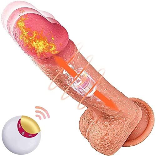 -Sèxtôysé Ġõđẹ M-Asseur Godemichés Realiste Pour Femme, Godes Anale Pour Homme Vibromasseurs Godes Va Et Vient Avec Télécommande Et Ventouse Puissant Godemichets Clitoridienne,Debutant Couple