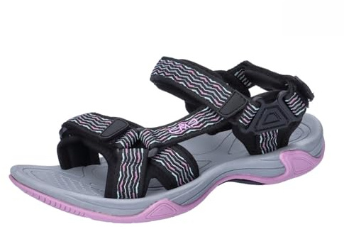 CMP HAMAL WMN HIKING SANDAL, Sandalo Sportivo Donna, Piombo-Ametista, 36 EU