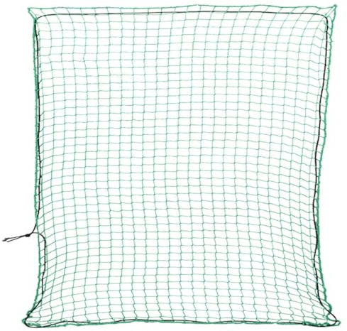 vidaXL Filet pour remorque avec Corde élastique Vert 4x4 m PP, Filet de Chargement, Filet de Chargement pour remorque, Couverture de remorque en Maille