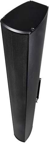 Adastra | High-Power 100V Column Speakers with Neodymium Drivers, IP55 Weatherproof Rating, and Full-Range Audio for Indoor/Outdoor PA Applications | Black | 120W