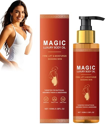 Magisk kroppsolja, Glow Remedy Oil stramar och lyfter sovande hud, lyser upp magisk kroppsolja brun