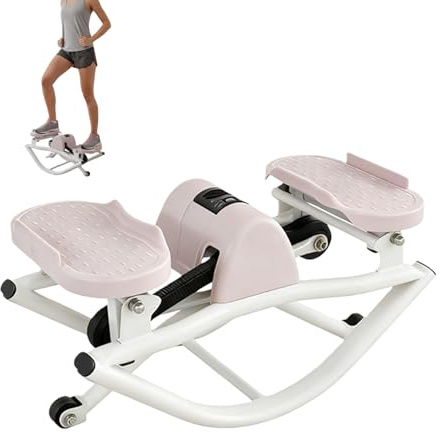 Stepper pour entraînement | Équipement de remise en forme portable - Entraînement avec barre oscillante pour équilibre, pour maison, salle de gym, dortoir genoux, jambes glutei abdominales hommes