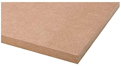 18mm Thick Medium Density Fibreboard Panel, MDF Sheet Board 610mm x 610mm x 18mm (2ft x 2ft) (24 x 24)
