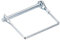 sourcing map Bauernhof Wagen Anhänger Garten Rasen Quadrat Welle Sicherungsstift Kupplung Pin 6mm x 70mm