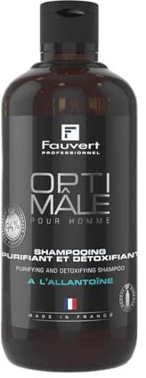 Fauvert Professionnel Shampooing Purifiant Optimâle - Produit Antipelliculaire Cheveux Gras Homme - Stimule la Pousse & Purifie le Cuir Chevelu - 83% Ingrédients Naturels - Fabriqué en France - 250 ml