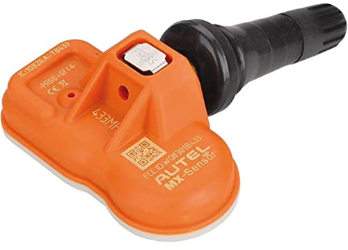 Herth+Buss AU500140 - Sensor de rueda (433/434 MHz, sistema de control de presión de neumáticos, universal, programable, válvula de goma)