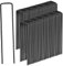 AGAKY 100pcs Grapas Cesped Artificial,Piquetas Malla Antihierbas de Acero al Carbono,Piquetas Camping Negras,Piquetas Jardin para Asegurar Manta Antihierba,Carpa,Vallas,Césped Artificial,150x30mm,Ø3mm