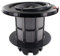 DEKAROX Lamellenfilter 205mmØ für Bosch Siemens 708278 00708278 Filter für Staubsauger beutellos wie Zoo Pro Animal Relaxx'x