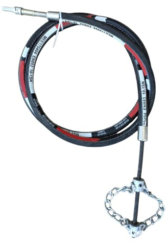 Filvczt Herramienta de Limpieza de Tuberías con Eje Flexible - Herramienta Destapacaños - Cadena Desatascadora Resistente para Tuberías en Baño Cocina Jardín Restaurante