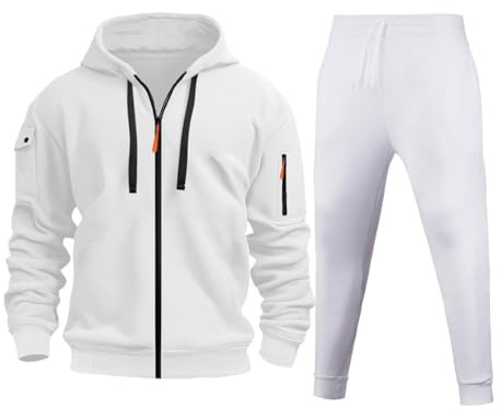 Pantalones de peto de ajuste relajado para hombres - Utilidad de mezclilla Tirantes ajustables y prácticos bolsillos para herramientas para pintor artesano ropa de trabajo, 1A blanco, M