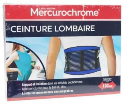 Mercurochrome Ceinture lombaire