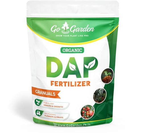 Go Garden Bio Dap Fertilizer For Home Plant - All Purpose Gardening Fertilizer 900 Gram, Granules