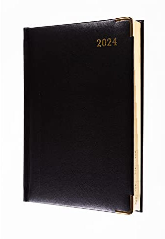 Collins Debden Collins Classic, Terminplaner 2024, kompakt, ein Tag pro Seite, Business-Planer (mit Terminen) – Business-Planer und Organizer – Januar bis Dezember 2024 Terminplaner – täglich –