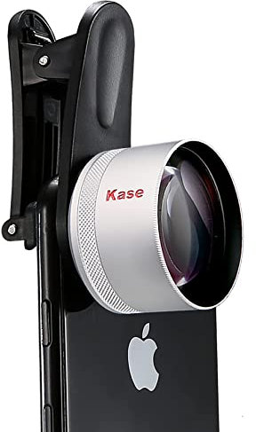 Kase HD Master Makro-Objektiv für iPhone 15, 14, 13, 12, Samsung Pixel, Android, Makrofotografie, Handy-Kamera-Objektiv-Aufsatz, Lange Aufnahmedistanz 40-85 mm