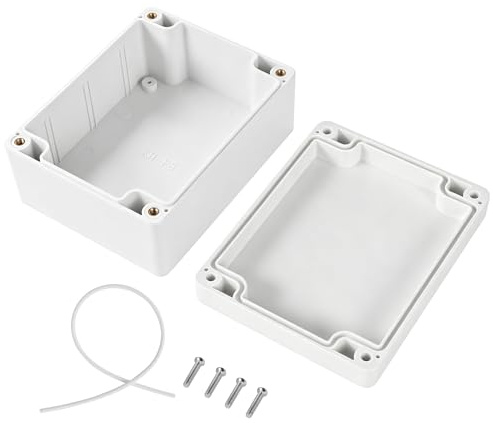 Anschlussdose, ABS Elektrisches Anschlusskästen,Wasserdichtes IP65 Abzweigkasten, DIY Kunststoff Fall,Gehäuse-Abzweigdose,Power Verteilerdose,Kunststoff Projekt Abzweigdosengehäuse,11.5 x 9 x 5.5 cm